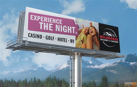 casino billboard|promotional outdoor spotlight.
